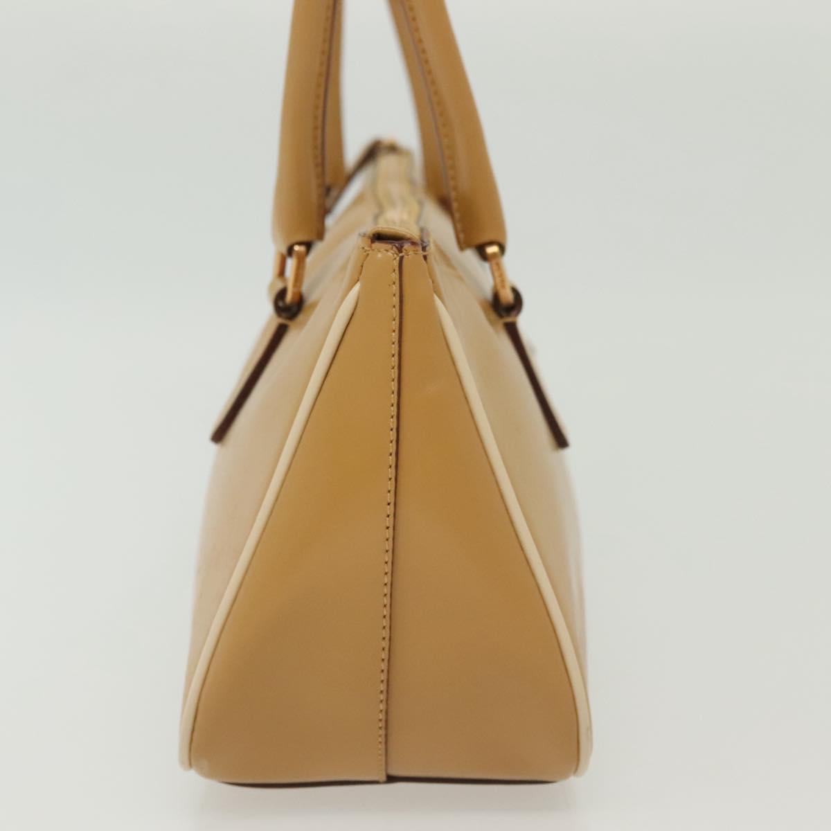 Prada Tan East West Bowler Bag