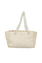 Load image into Gallery viewer, Chanel White Summer Tote
