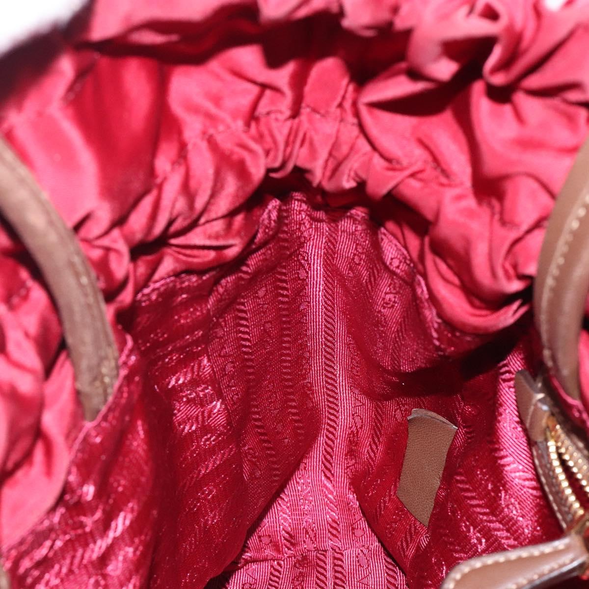 Prada Red Drawstring Handbag