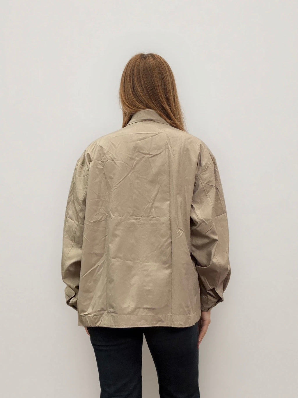 YSL Khaki Bomber with Brown Logo