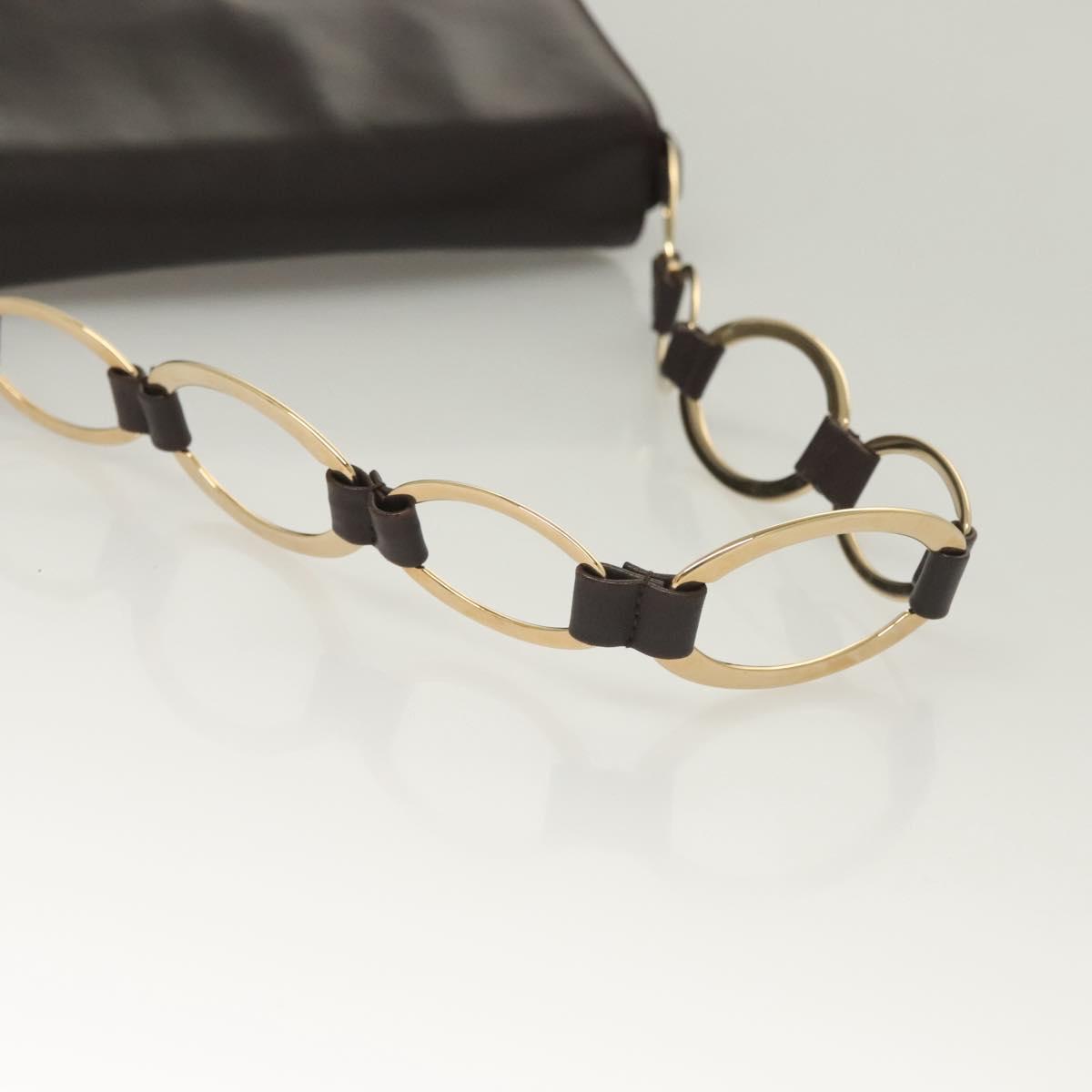 Gucci Brown Leather Shoulder Bag