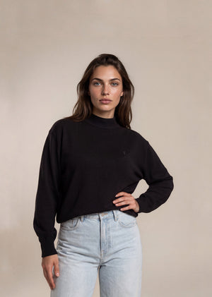 YSL Black Turtleneck Sweater