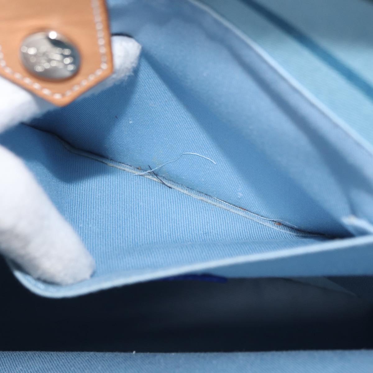 Burberry Blue Striped Handbag