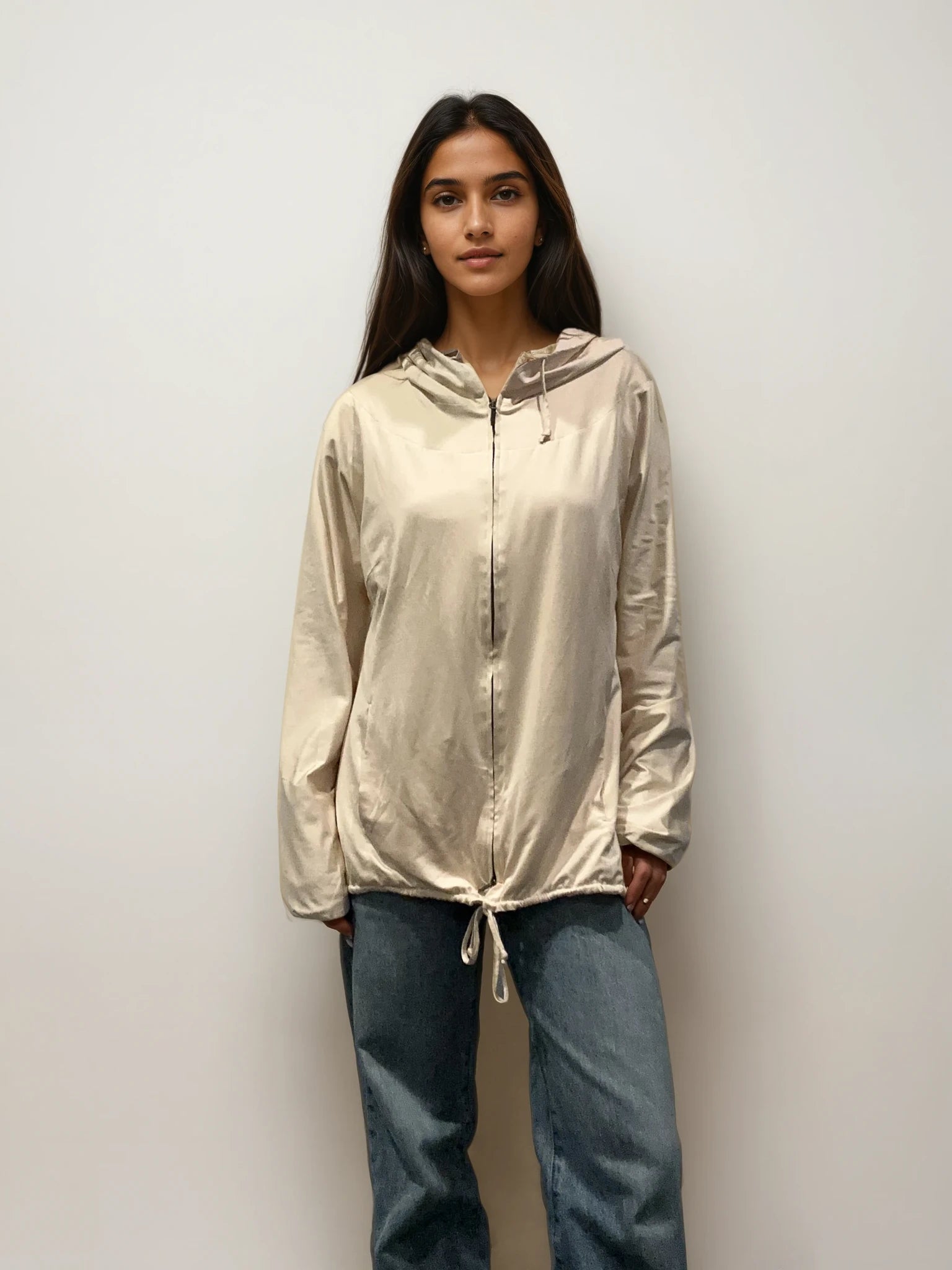 Jil Sander Ivory Bomber
