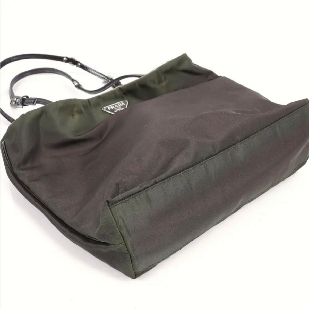 Prada Green Mini Nylon Handbag