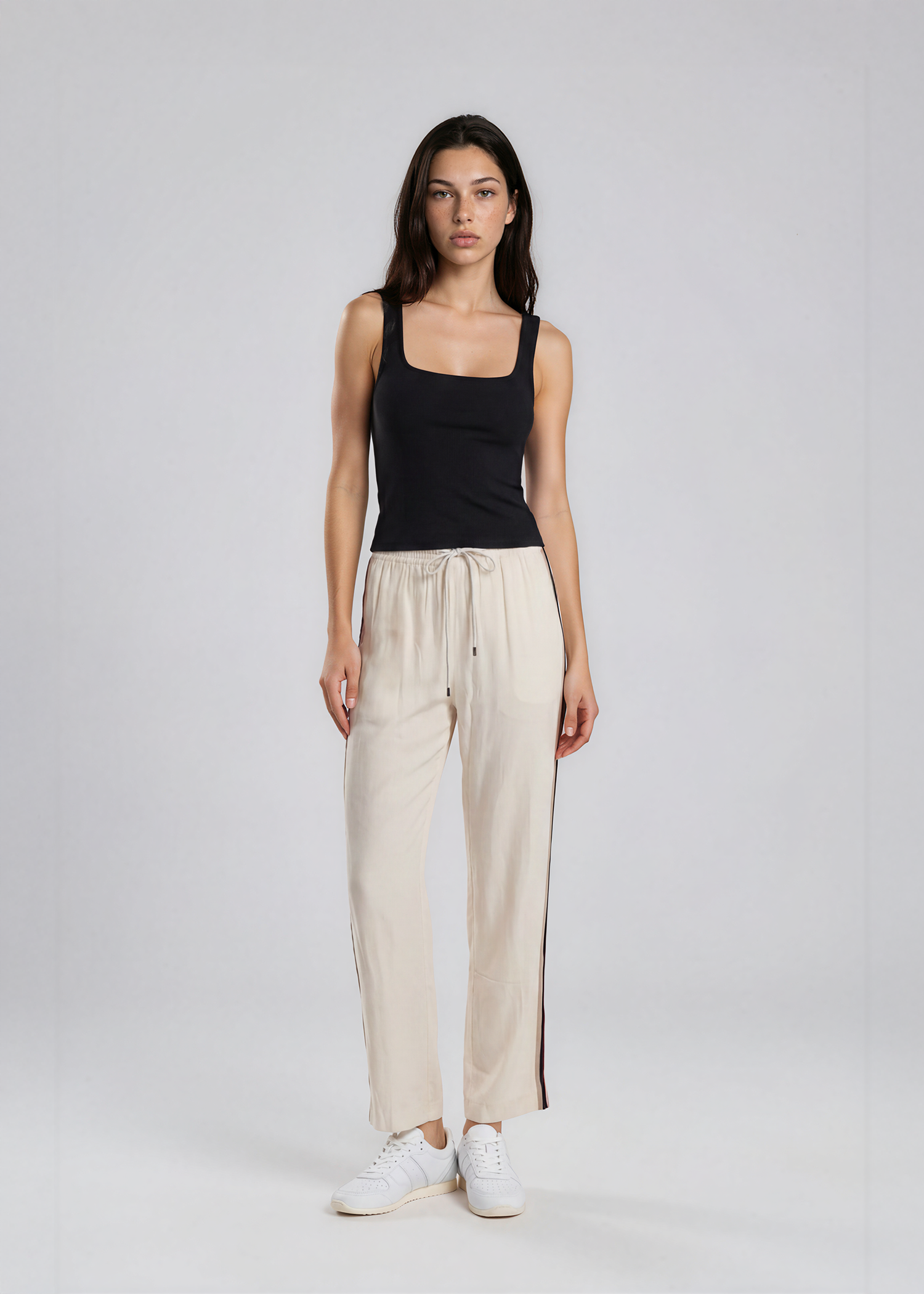 Chloe Cream Track Pants