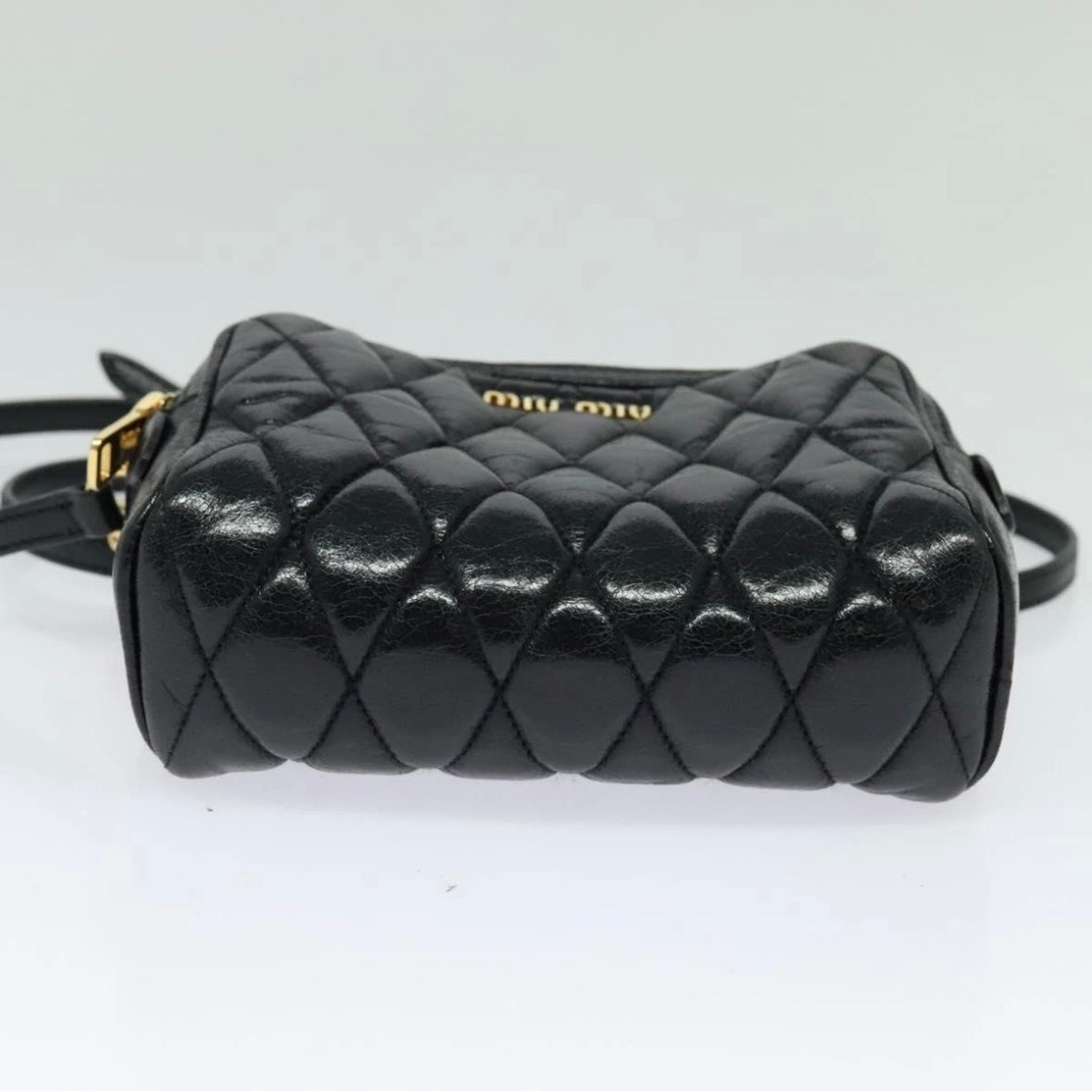 Miu Miu Black Patent Leather Crossbody