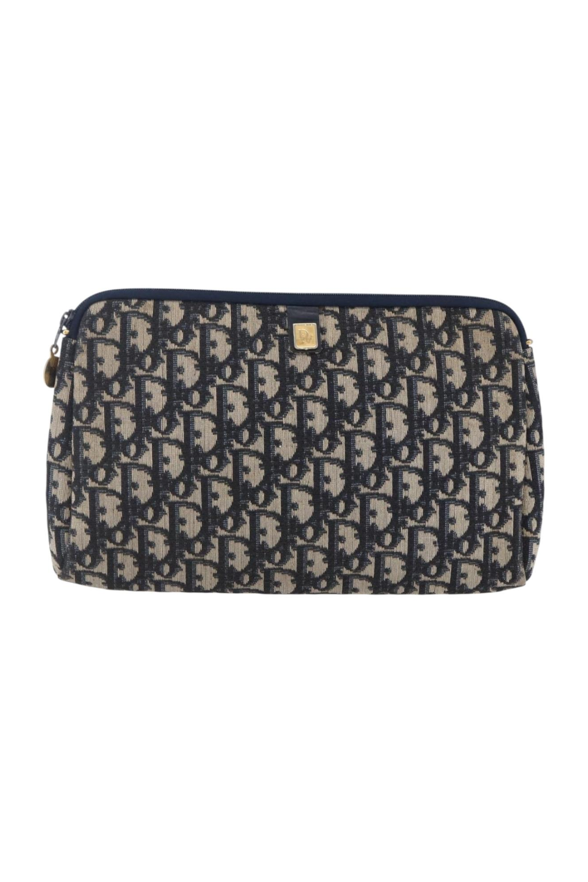 Dior Navy Monogram Clutch