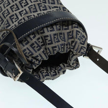 Load image into Gallery viewer, Fendi Navy Zucchino Bucket Bag
