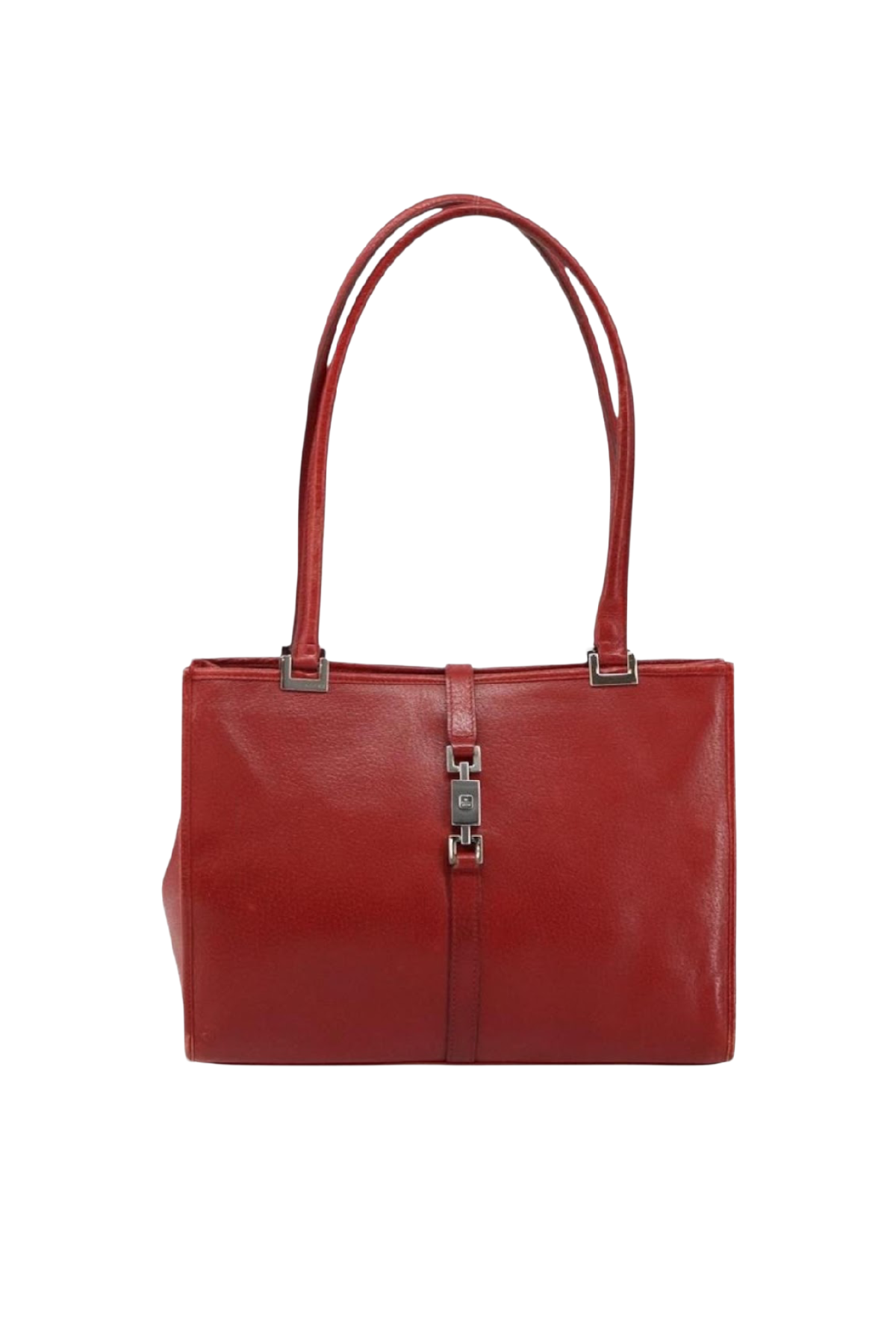 Gucci Red Leather Jackie Bag
