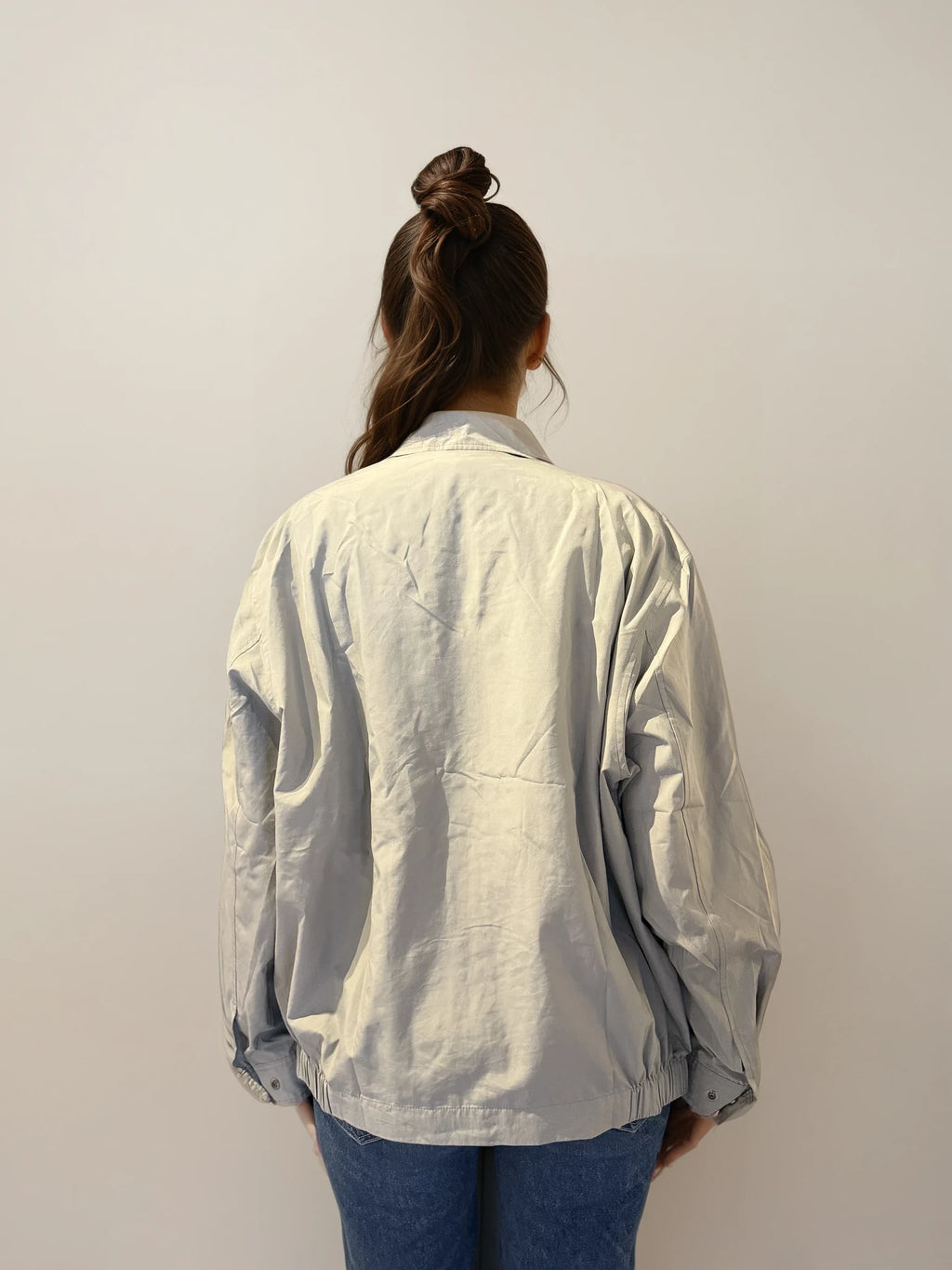 YSL Tan Bomber with Tan Logo