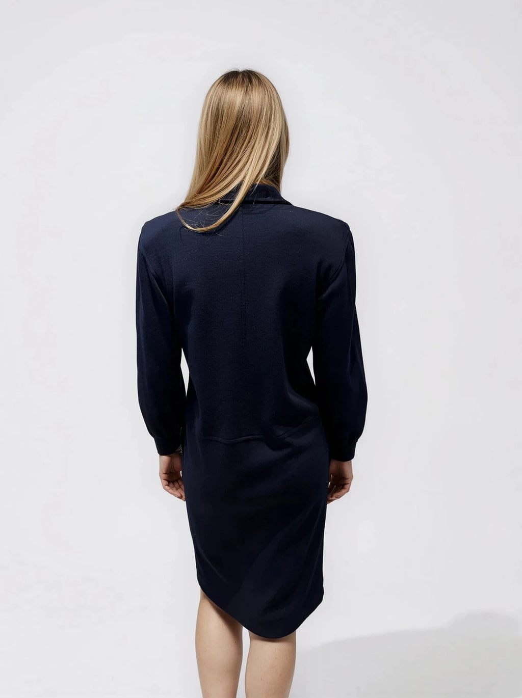 YSL Navy Midi Dress