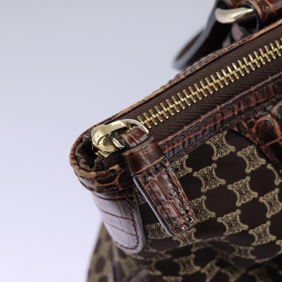 Celine Triumph Brown Tote