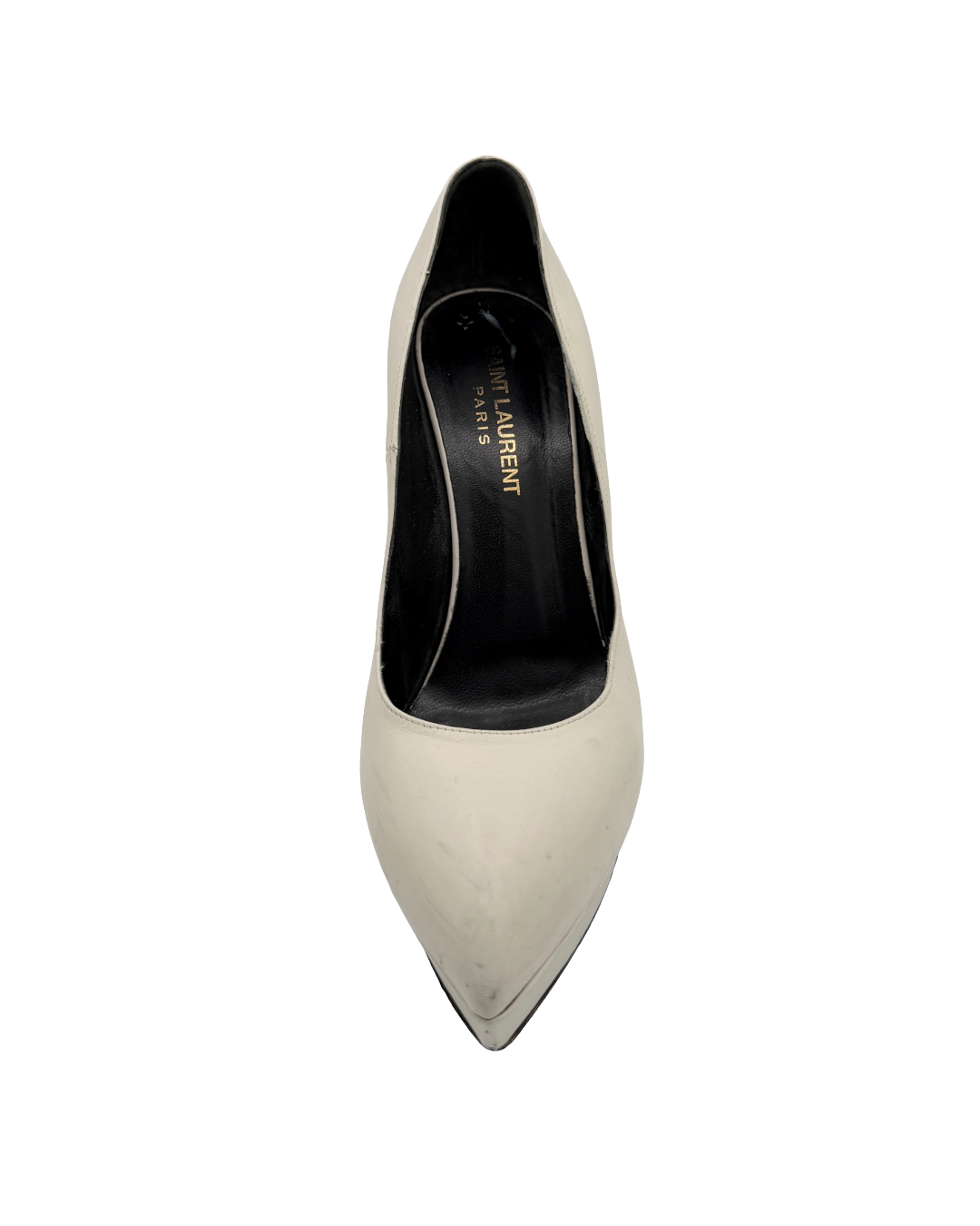 Saint Laurent White Heels