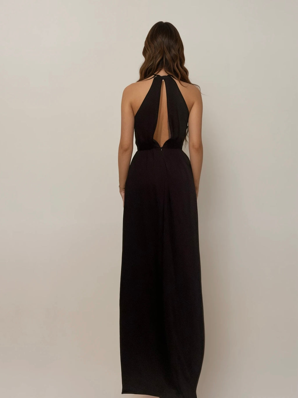 Versace Black and Gold Gown