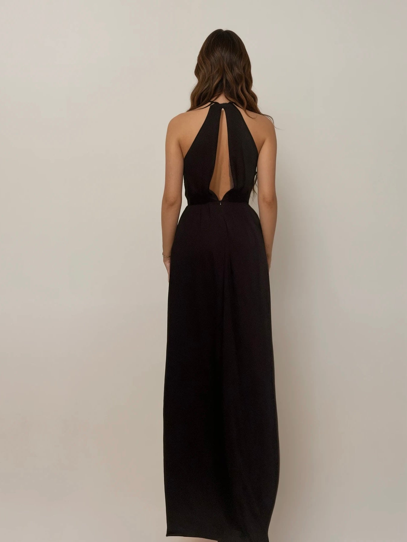 Versace Black and Gold Gown