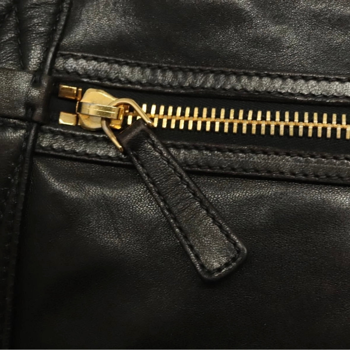 Miu Miu Black Leather Tote
