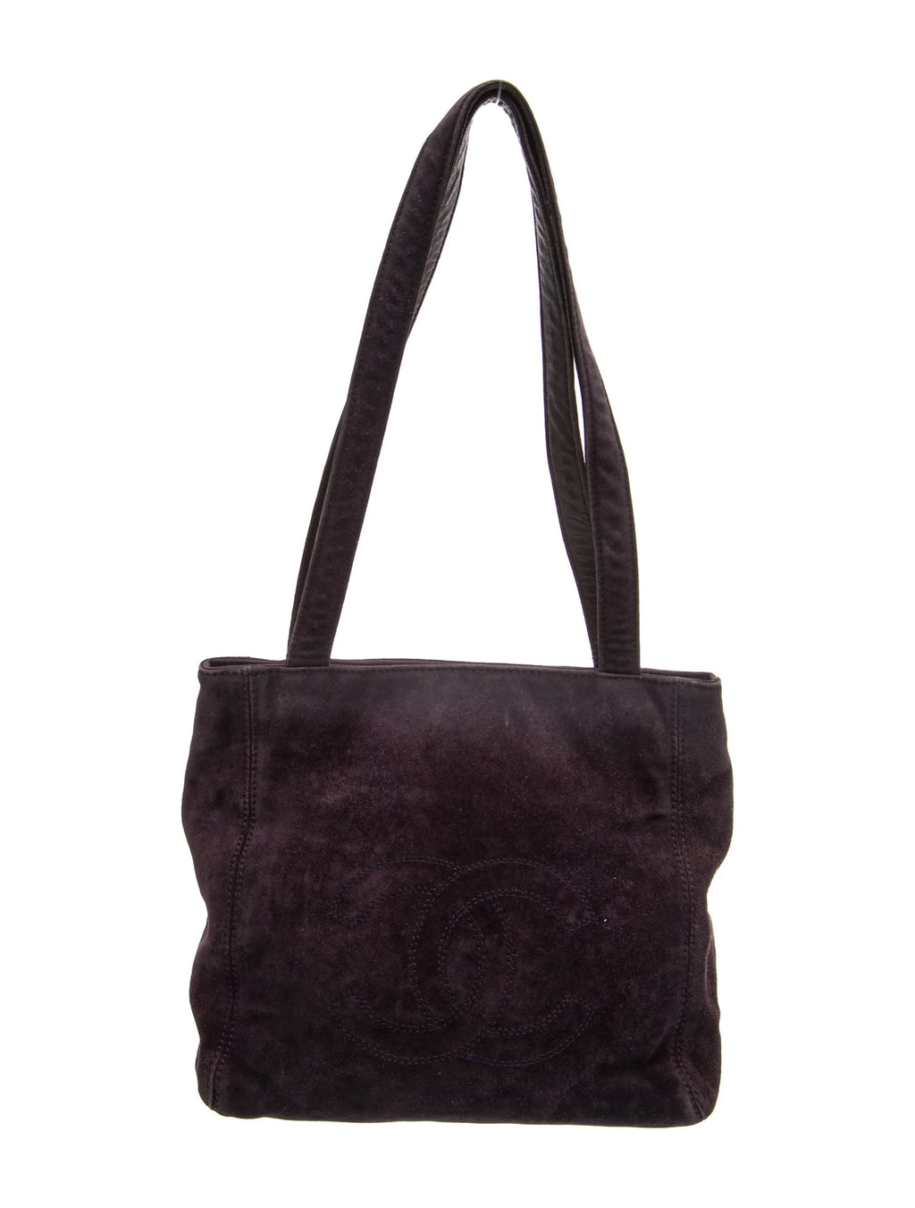 Chanel Purple Suede Tote