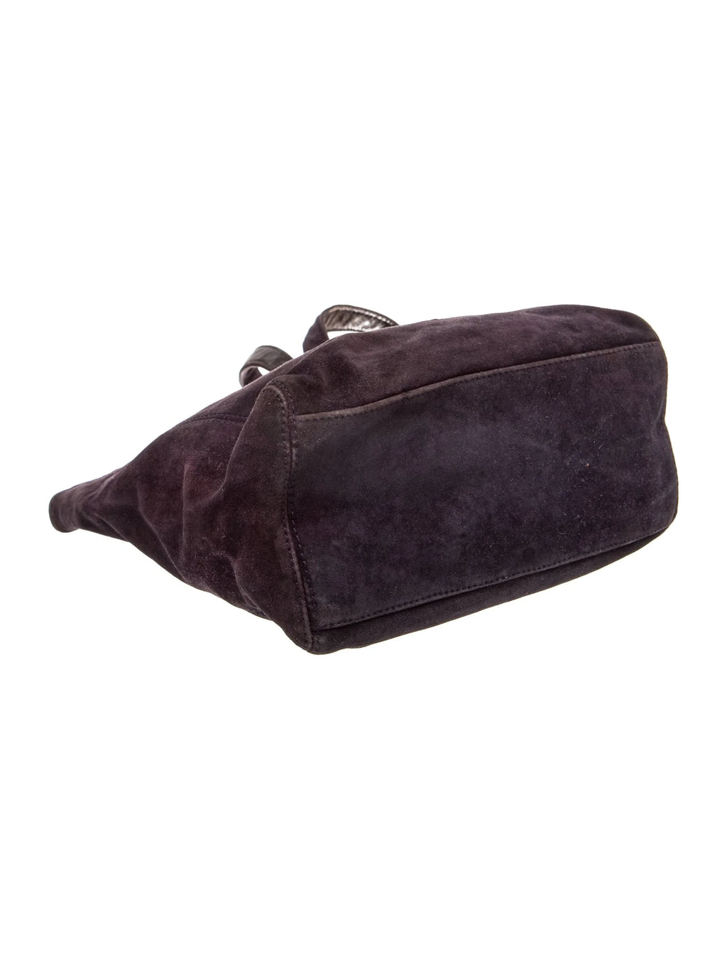 Chanel Purple Suede Tote