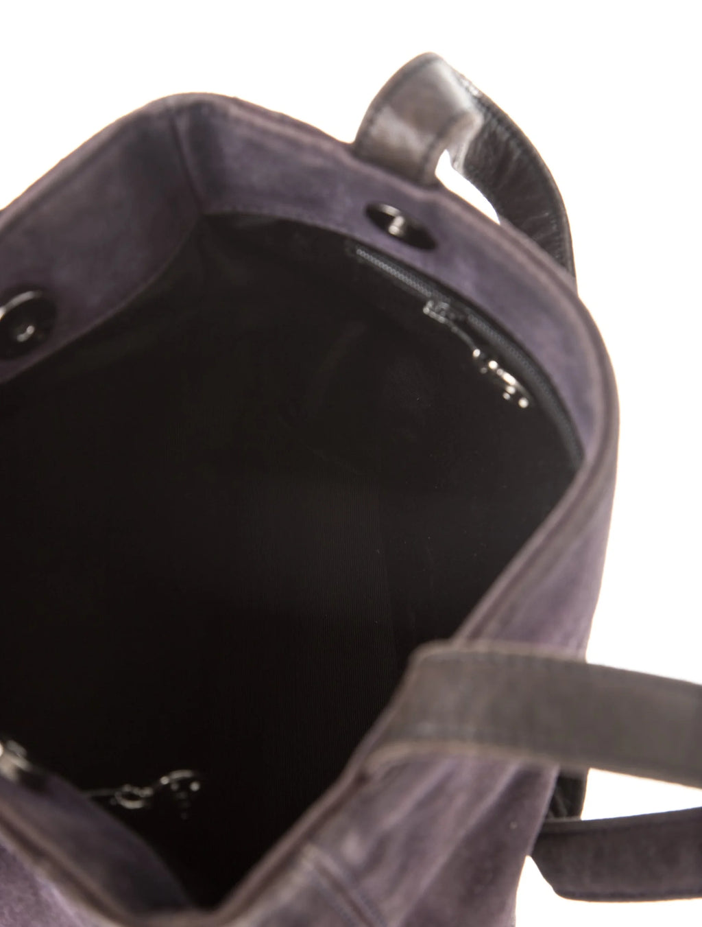 Chanel Purple Suede Tote