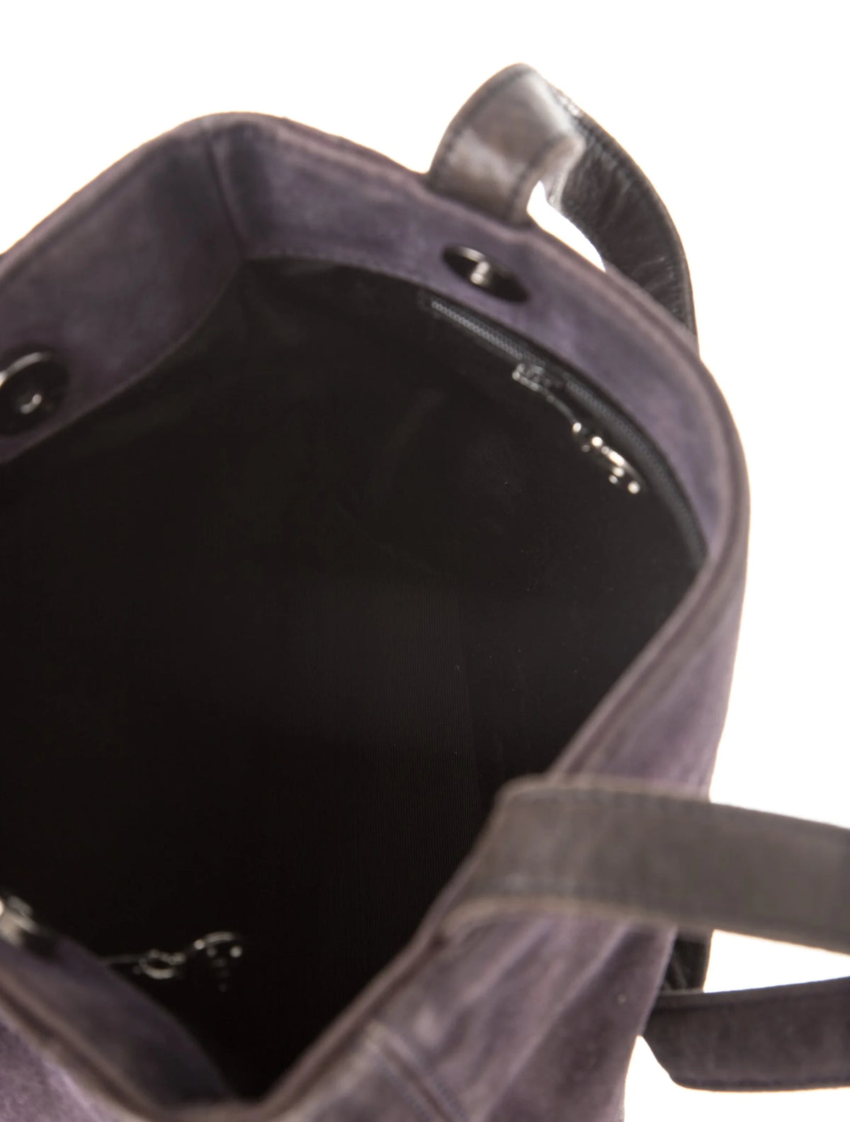 Chanel Purple Suede Tote