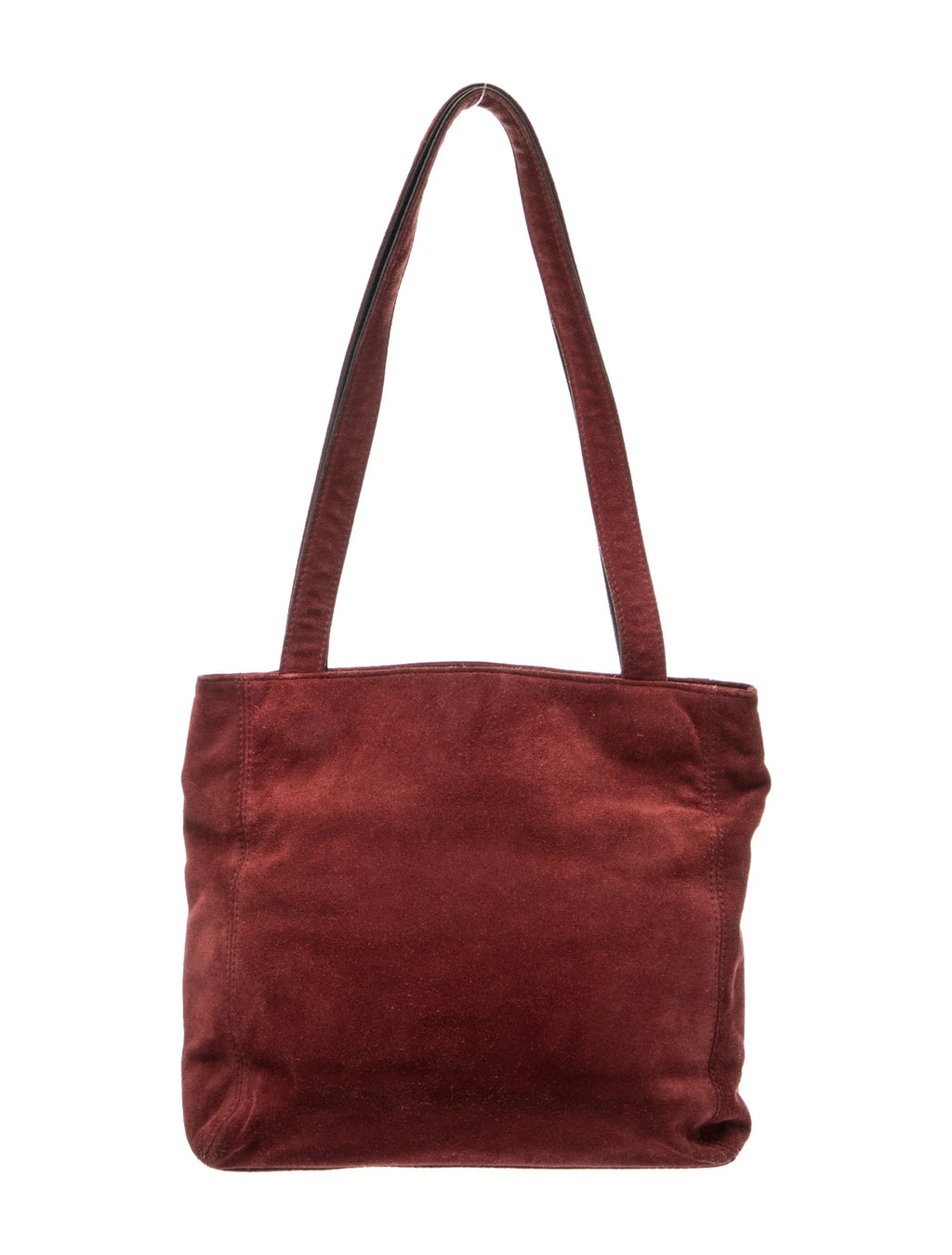Chanel Burgundy Suede Tote