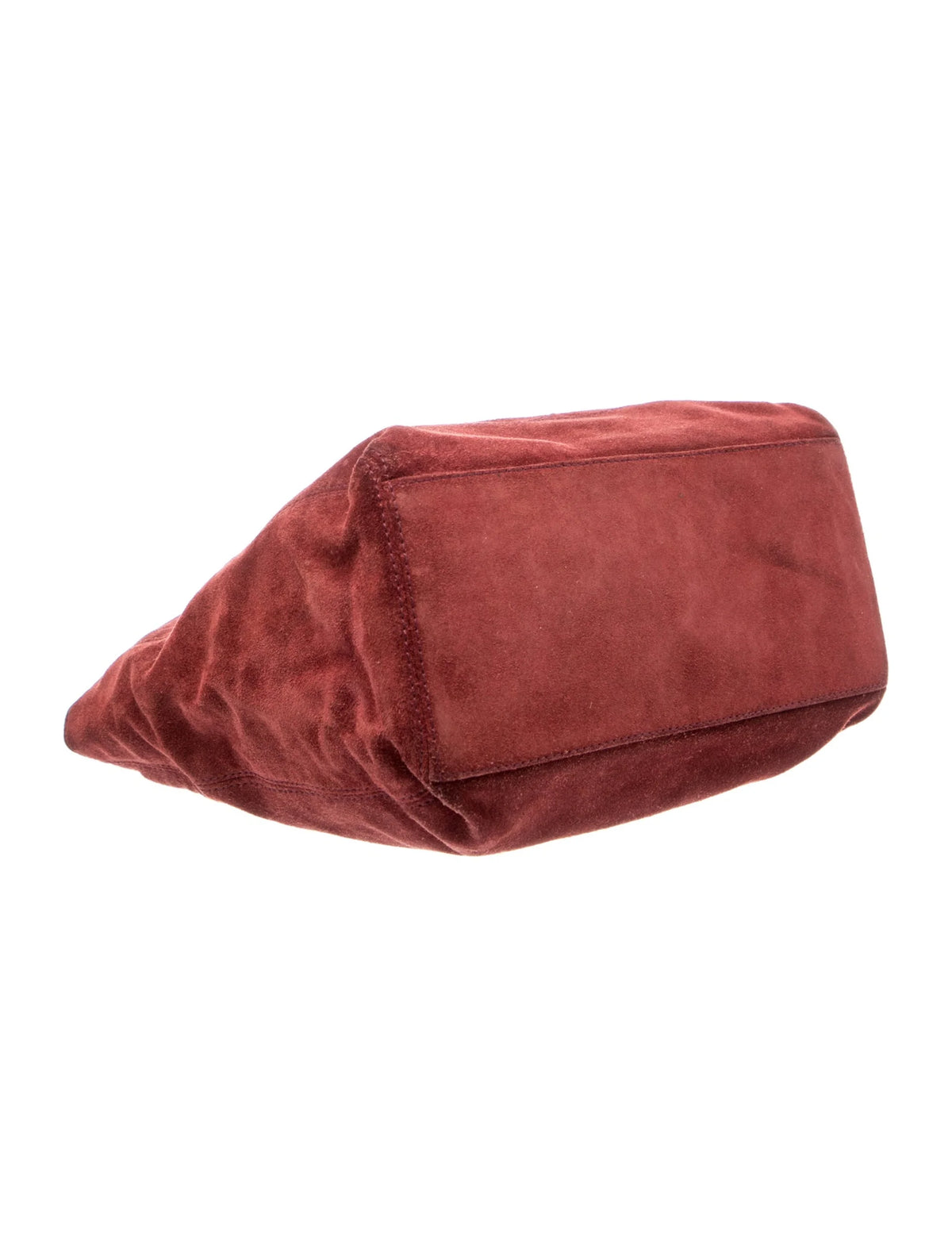 Chanel Burgundy Suede Tote