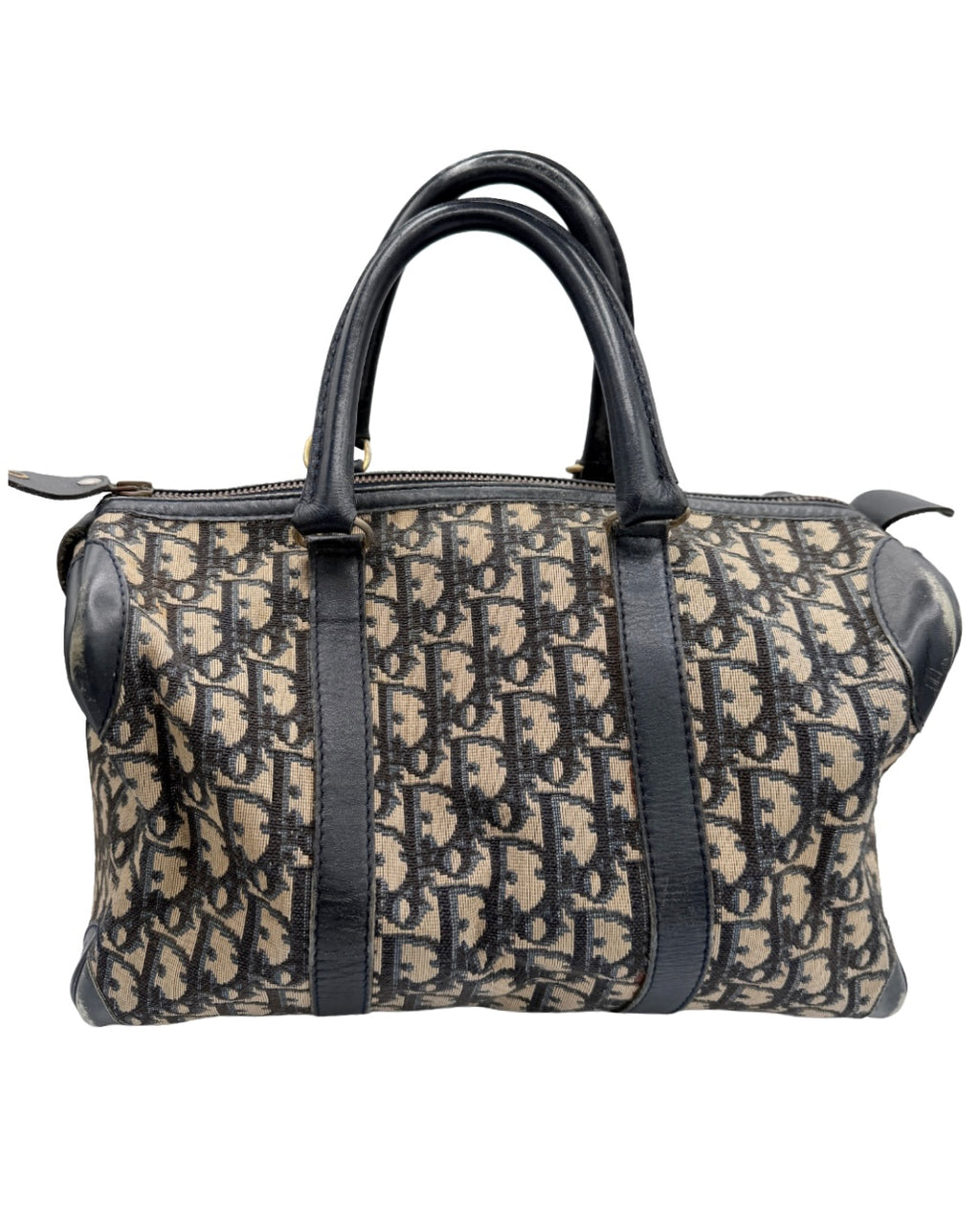 Dior Navy Trotter Boston Bag