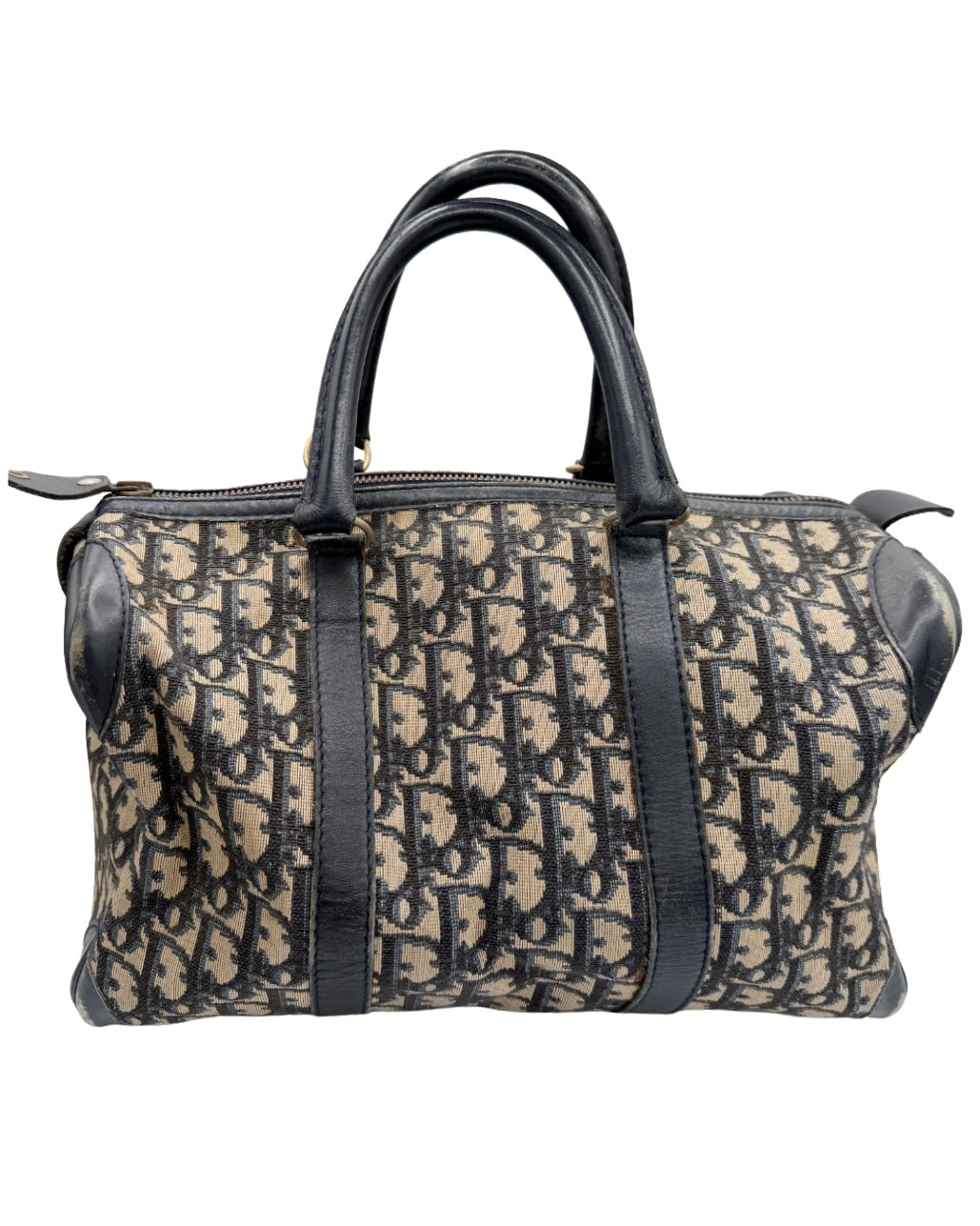 Dior Navy Trotter Boston Bag