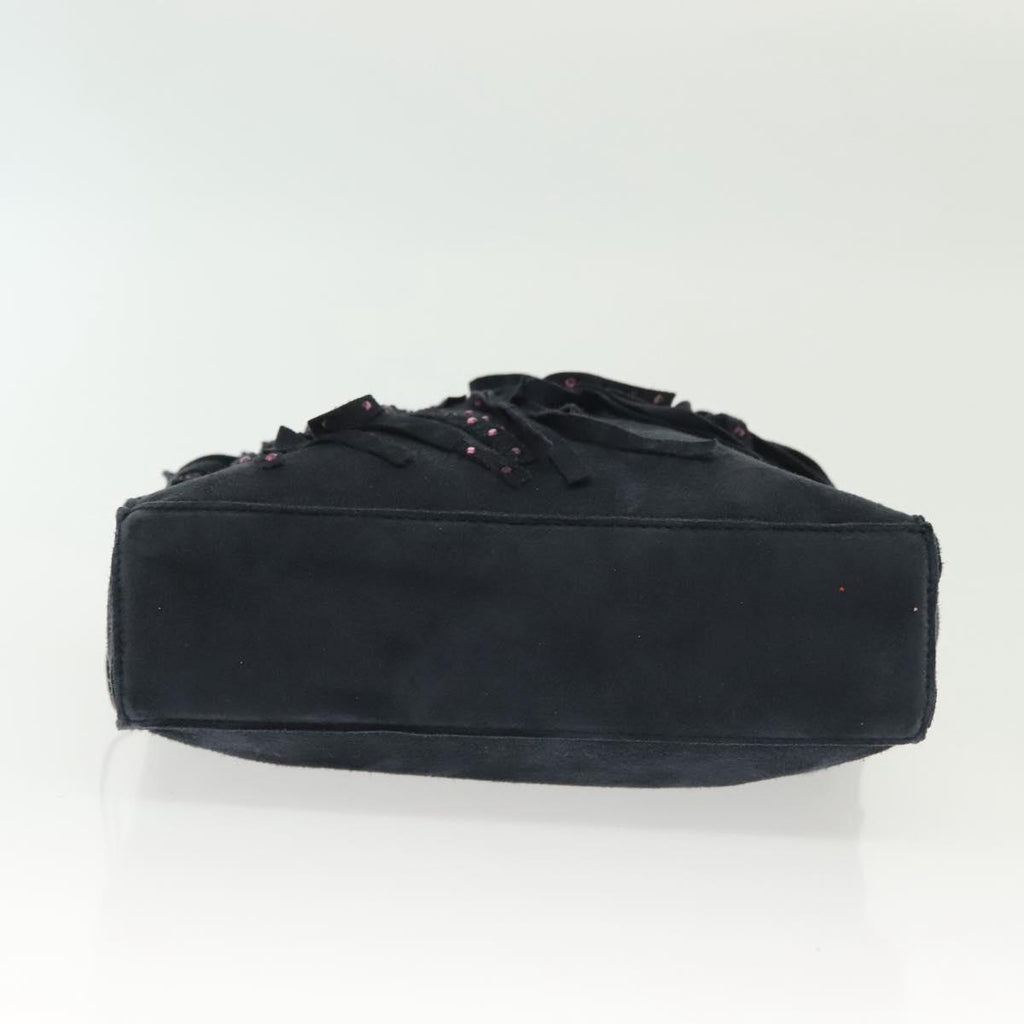 Chanel Navy Suede Fringe Tote