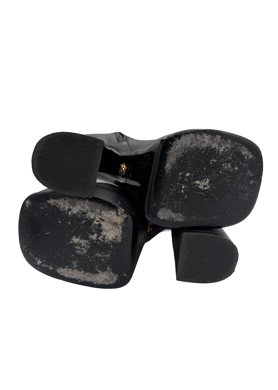 Versace Black Platform Boots