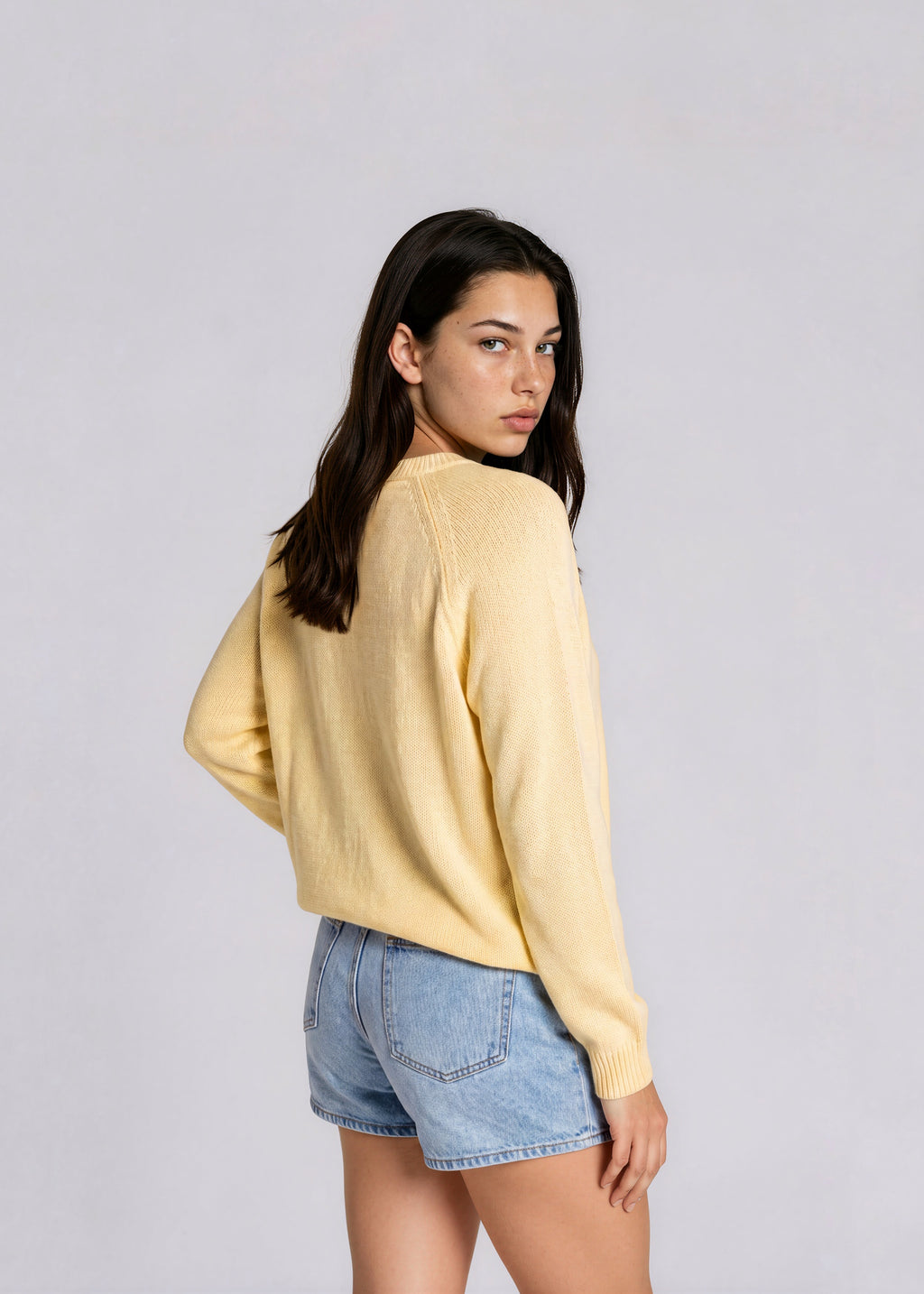 YSL Yellow Crewneck Sweater