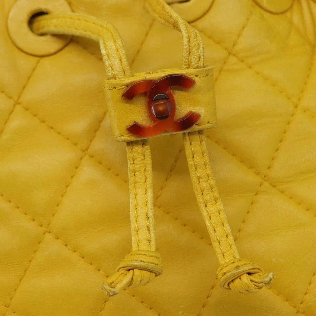 Chanel Yellow Handbag
