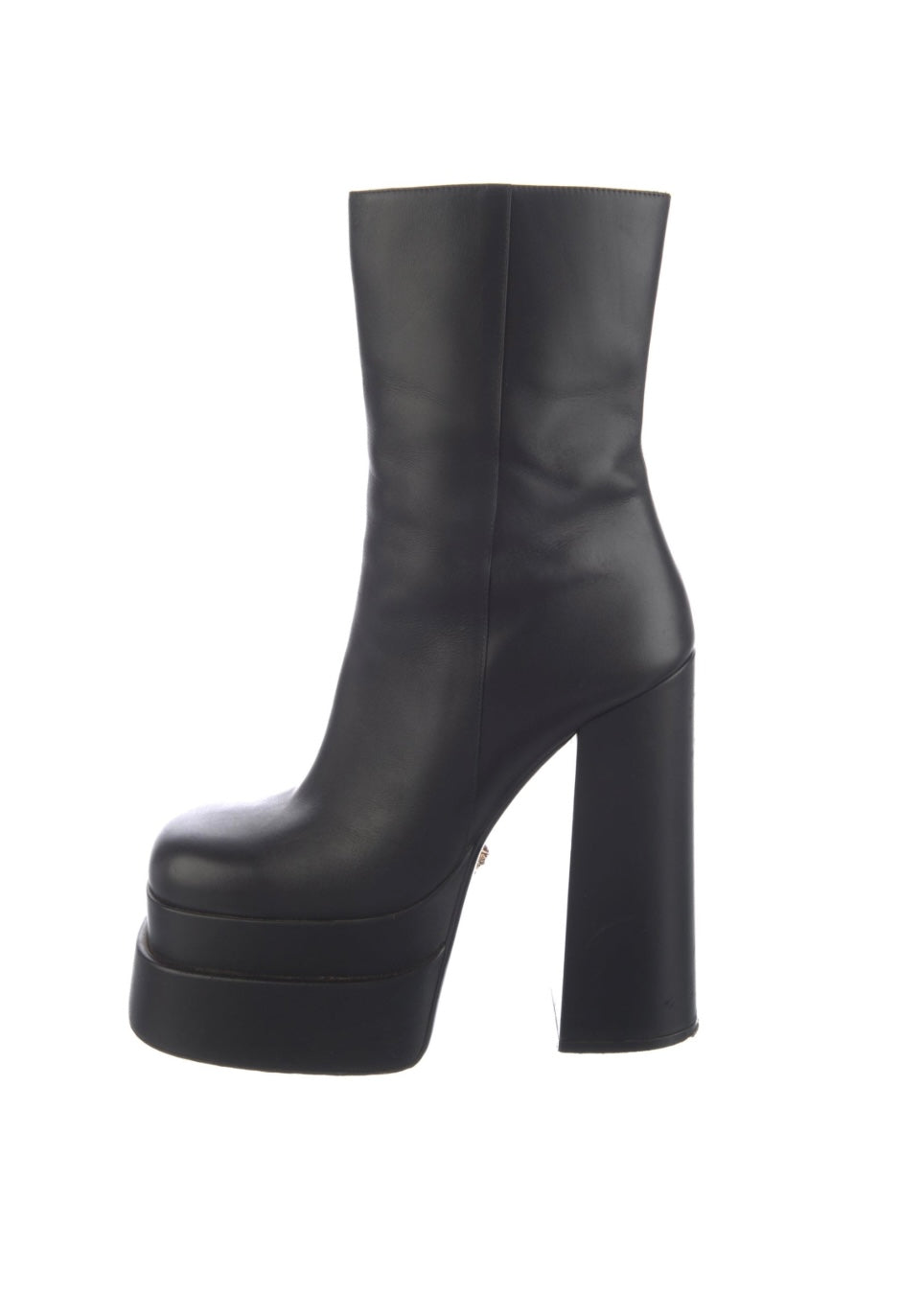 Versace Black Platform Boots