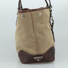 Load image into Gallery viewer, Prada tan and brown tote
