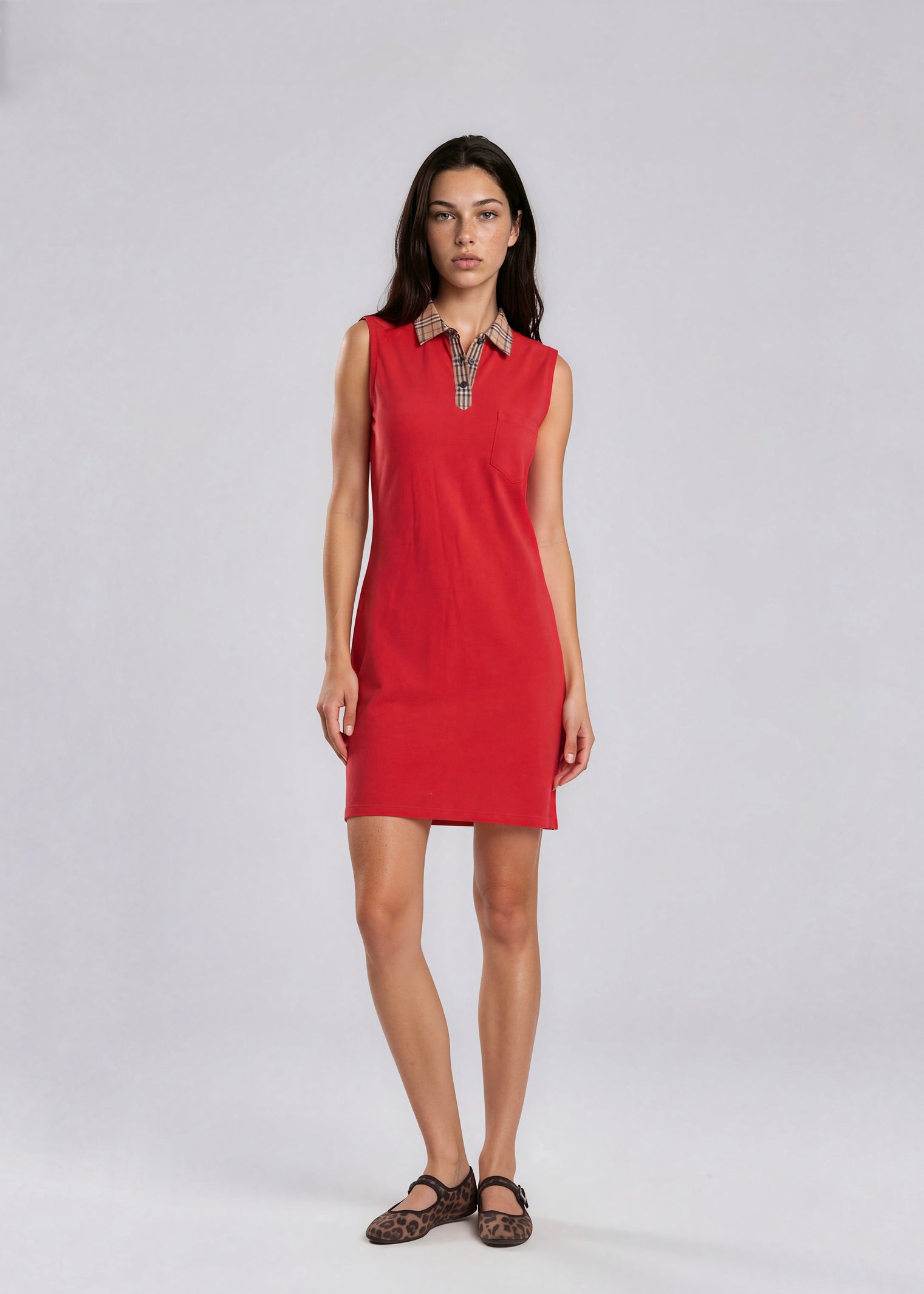 Burberry Red Mini Dress