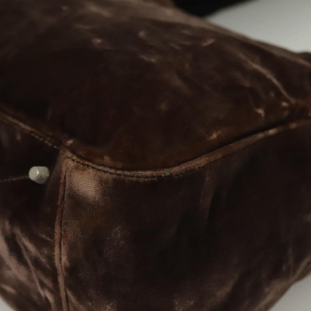 Prada Velour Brown Shoulder Bag