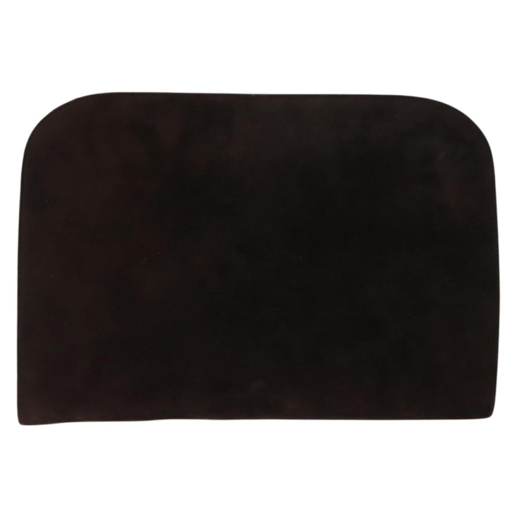 Ferragamo Brown Suede Shoulder Bag