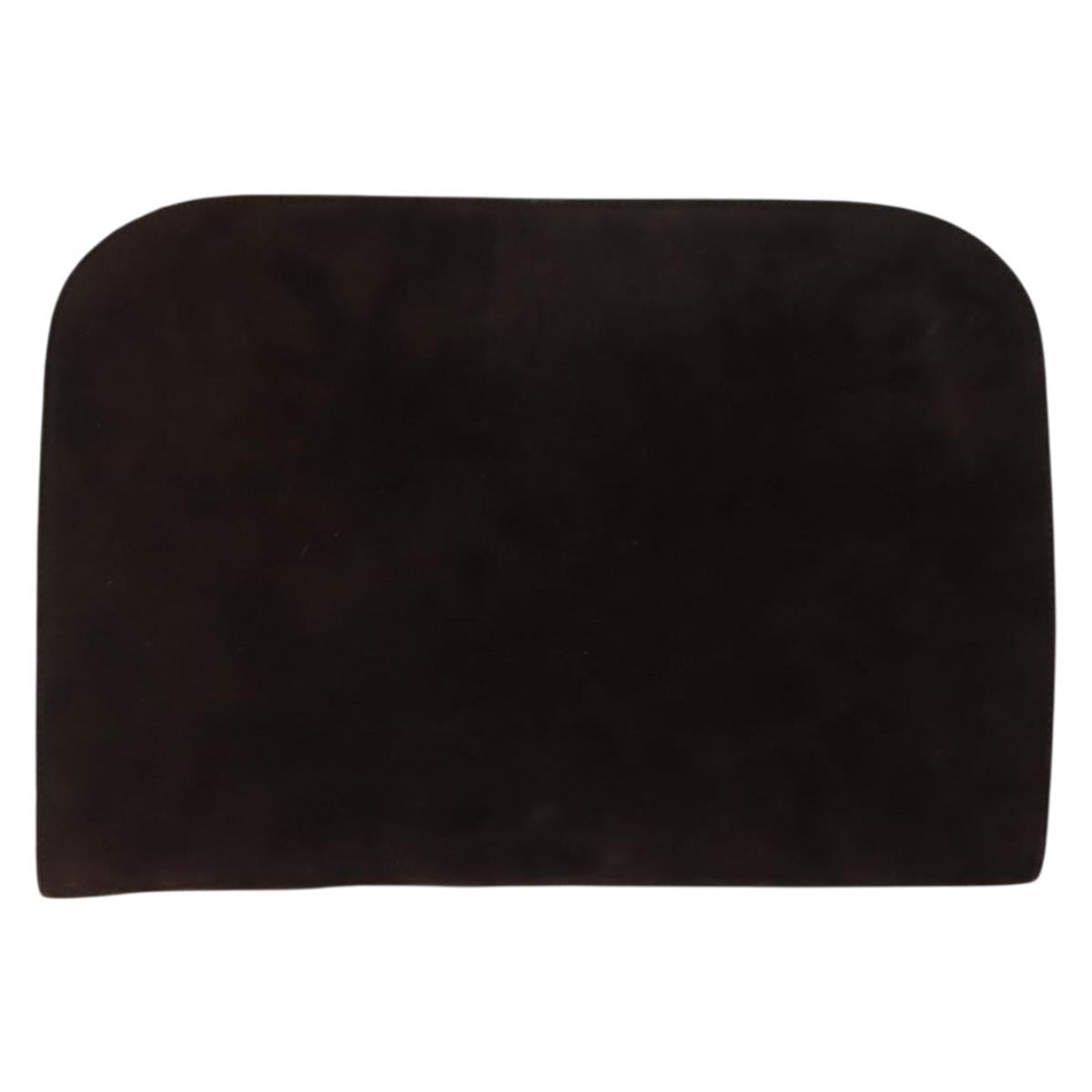 Ferragamo Brown Suede Shoulder Bag