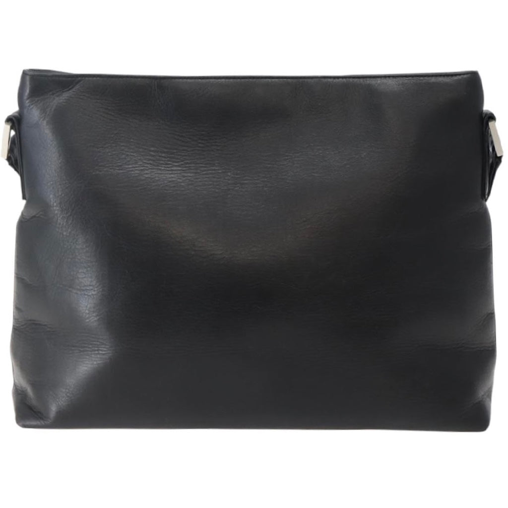 Chanel Black Leather Shoulder Bag