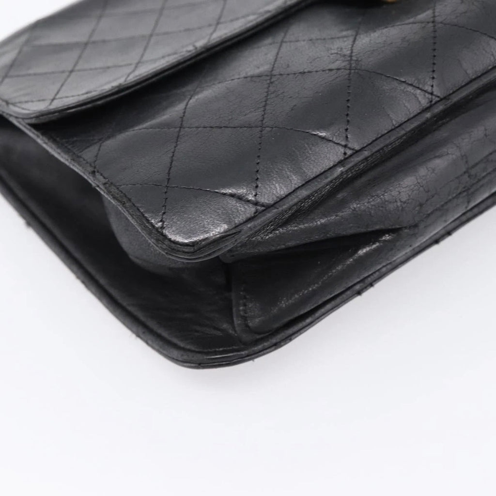 Chanel Black Quilted Leather Flap Bag