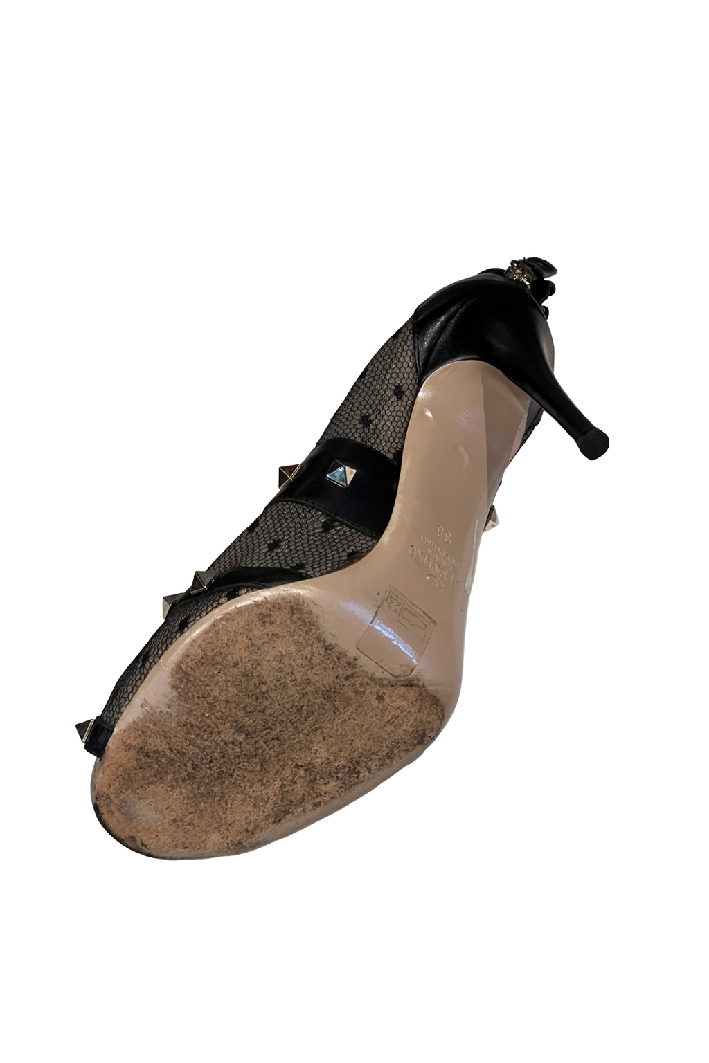 Valentino Studded Mesh Booties