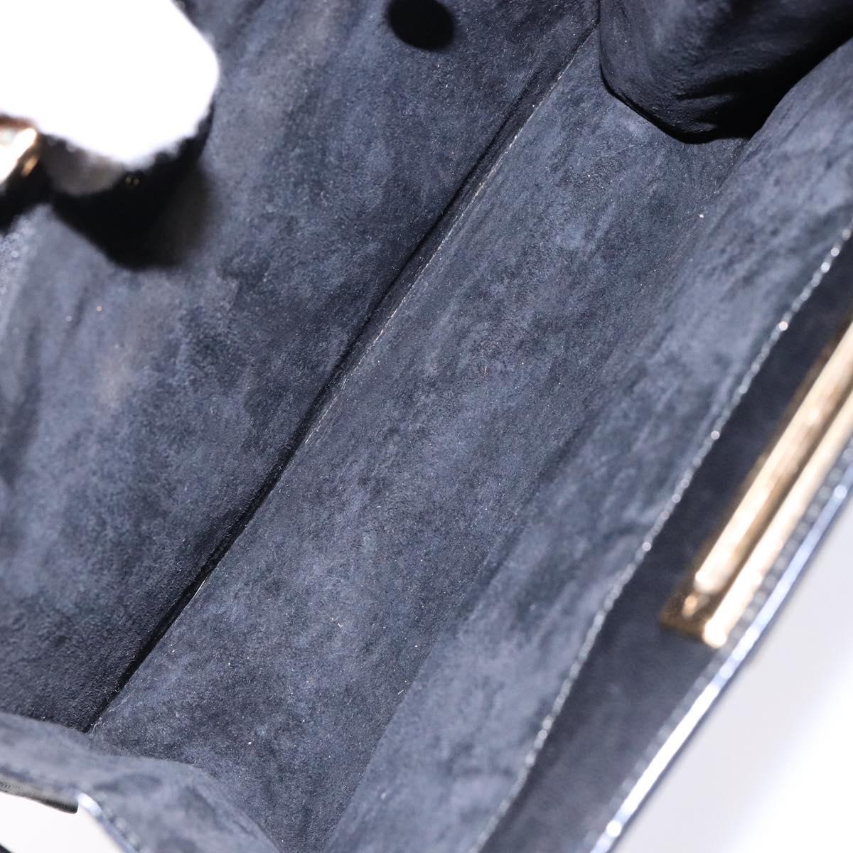 Gucci Tom Ford Black Patent Shoulder Bag