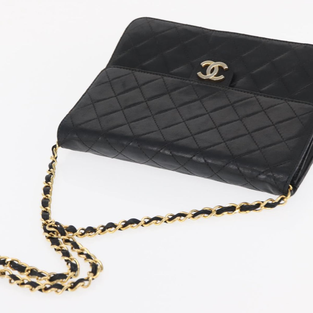 Chanel Black Leather Flap Bag