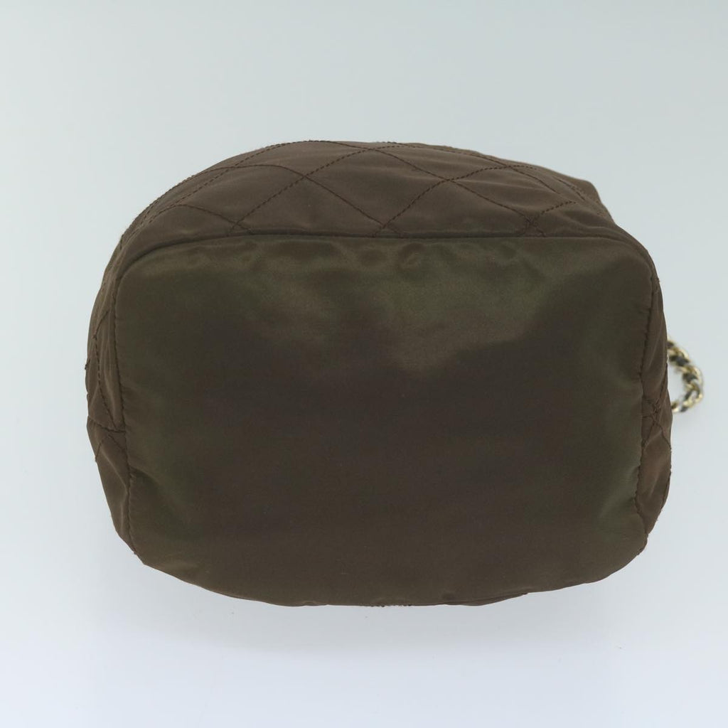 Prada Khaki Chain Shoulder Bag