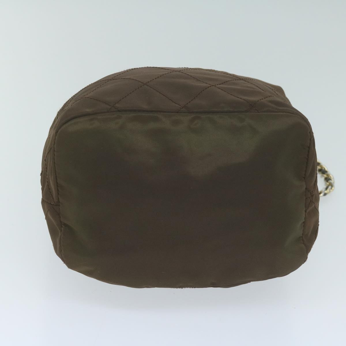 Prada Khaki Chain Shoulder Bag