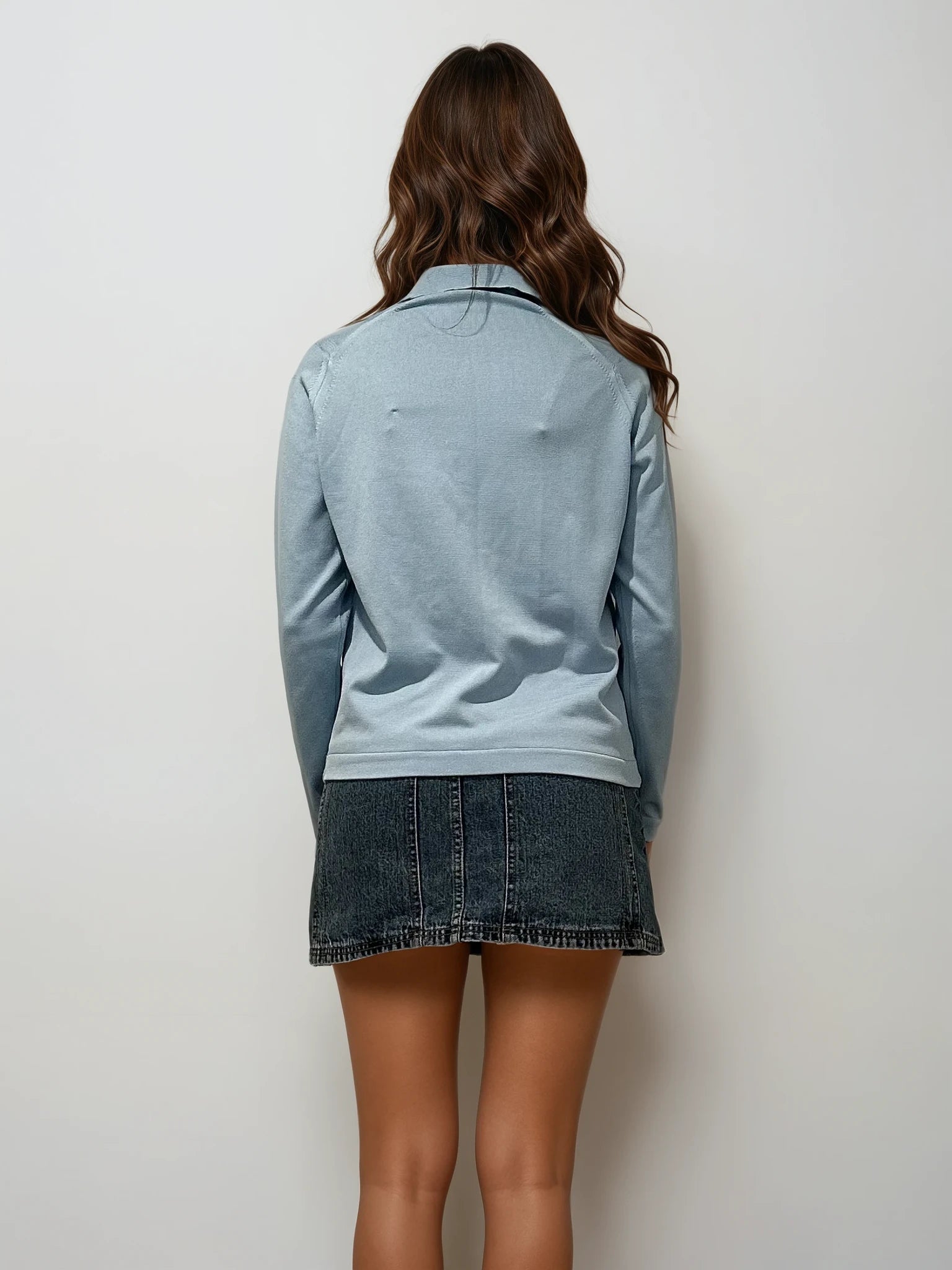Givenchy Blue Polo Cardigan