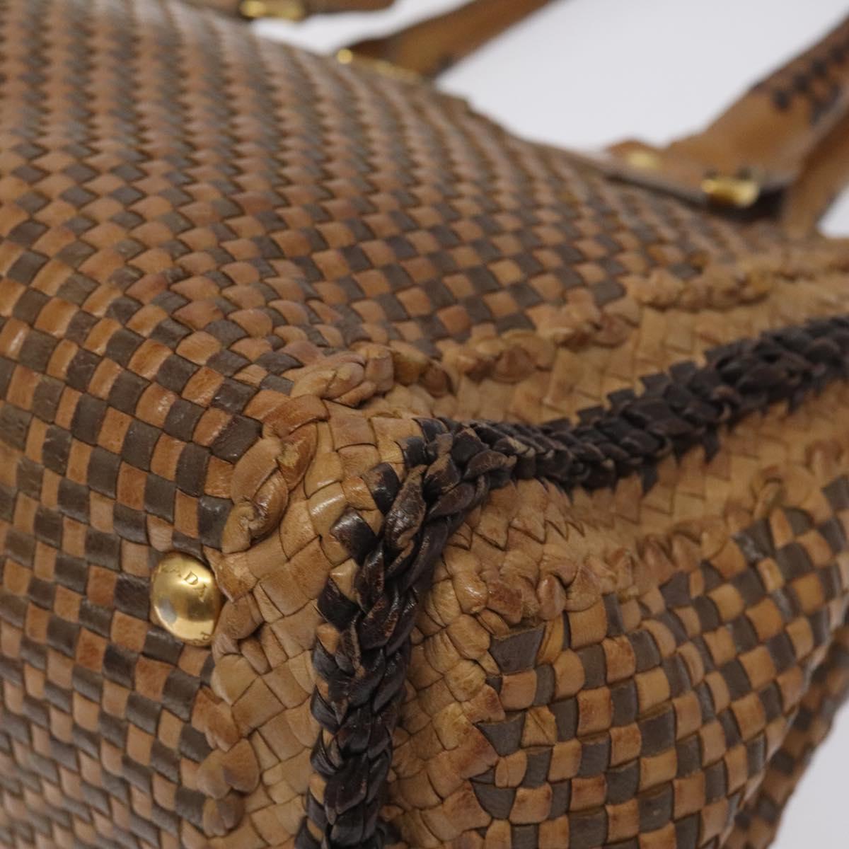 Prada Woven Leather Handbag
