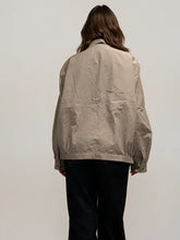 Load image into Gallery viewer, YSL Grey/Green Zip Bomber
