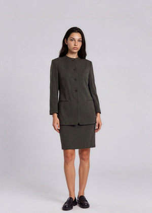 Escada Green Skirt Set